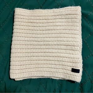 Coach Ivory Infinity Knit Scarf